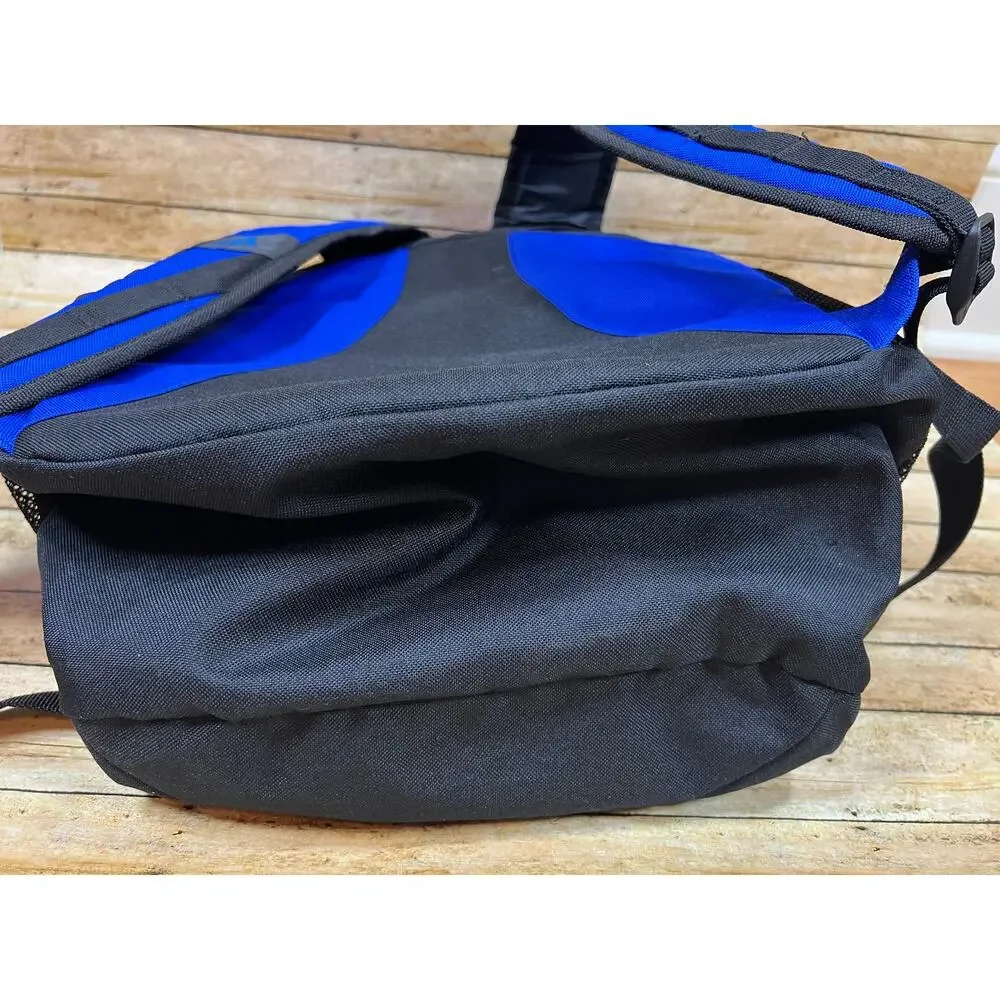 Adidas Prime Backpack Blue Black Full Size School Gym Travel